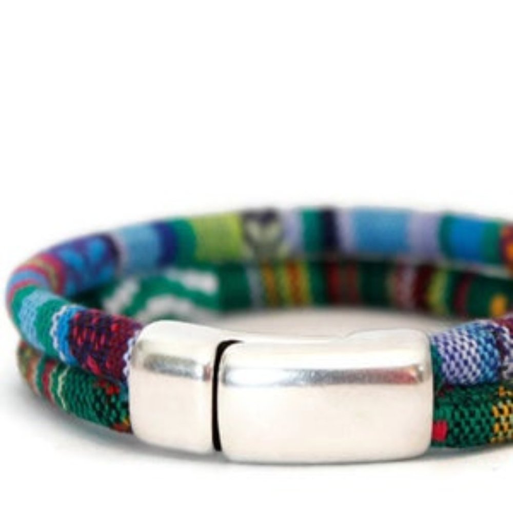 Sea Ranch Jewelry Men's Woven Cotton Bracelet
